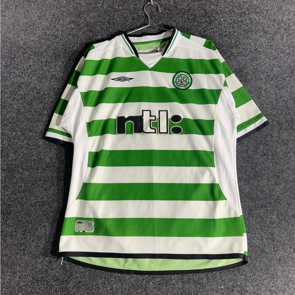 UMBRO CELTIC FC JERSEY 2001 2002 2003 HOME RETRO SHIRT KIT SOCCER FOOTBALL XL